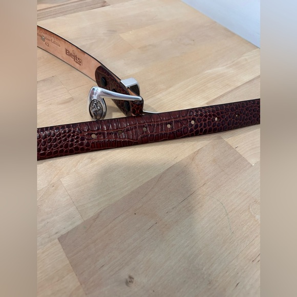 Golf swinger Genuine leather calfskin men’s Golf belt size 42 - Picture 4 of 6